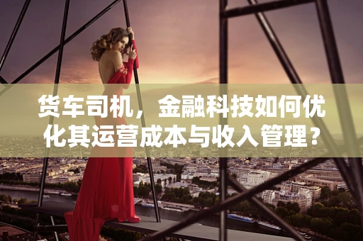 货车司机，金融科技如何优化其运营成本与收入管理？