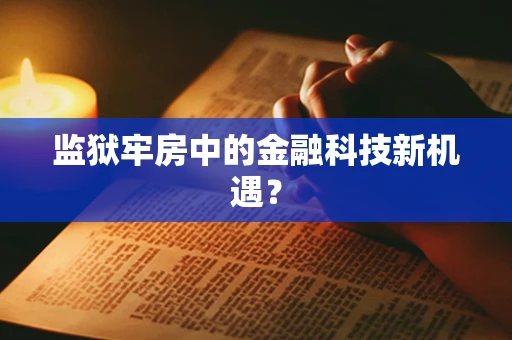 监狱牢房中的金融科技新机遇？