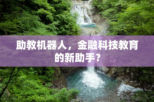 助教机器人，金融科技教育的新助手？