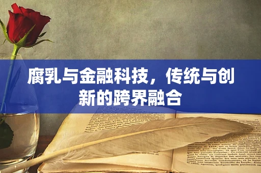 腐乳与金融科技，传统与创新的跨界融合