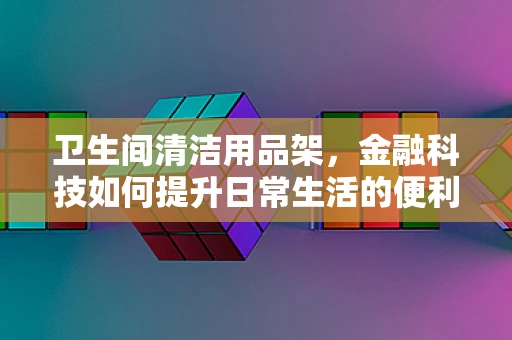 卫生间清洁用品架，金融科技如何提升日常生活的便利性？