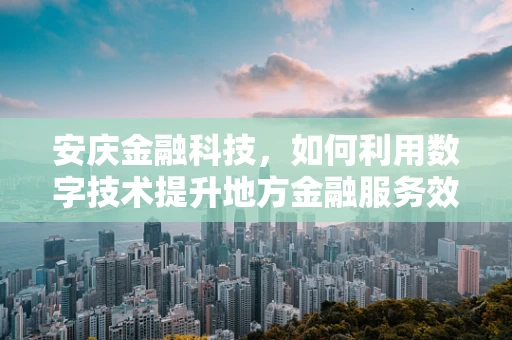 安庆金融科技，如何利用数字技术提升地方金融服务效率？