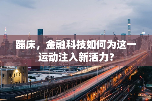 蹦床，金融科技如何为这一运动注入新活力？