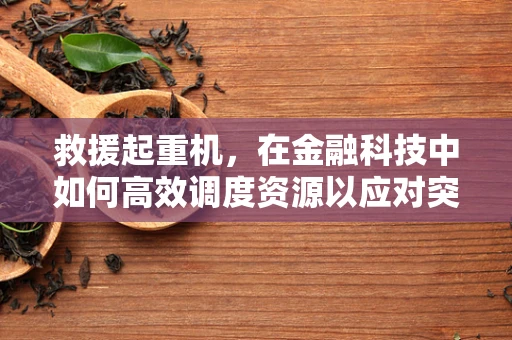 救援起重机，在金融科技中如何高效调度资源以应对突发情况？