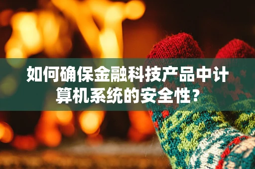 如何确保金融科技产品中计算机系统的安全性？
