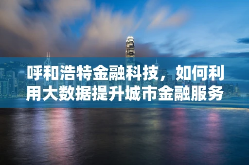 呼和浩特金融科技，如何利用大数据提升城市金融服务效率？