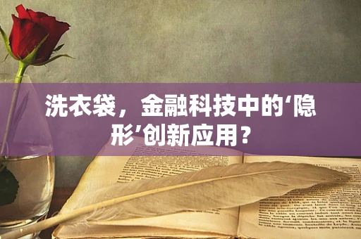 洗衣袋，金融科技中的‘隐形’创新应用？
