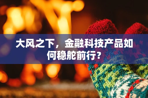 大风之下，金融科技产品如何稳舵前行？
