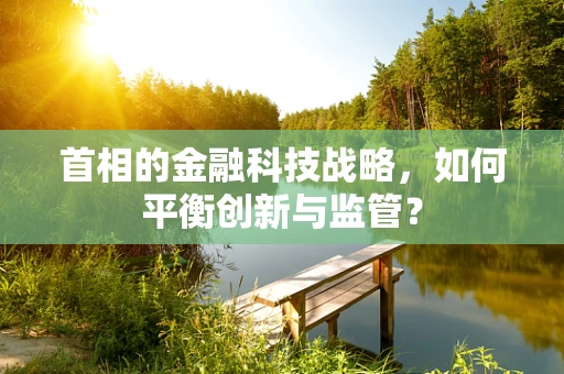 首相的金融科技战略，如何平衡创新与监管？