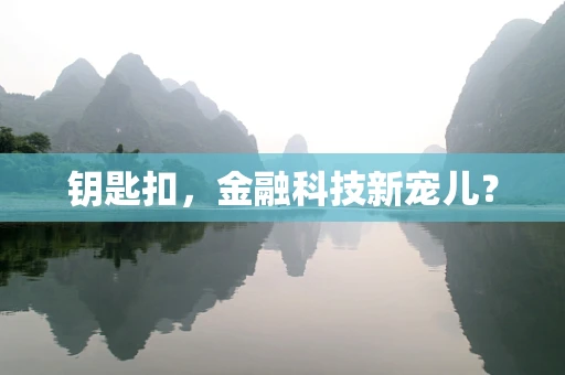 钥匙扣，金融科技新宠儿？