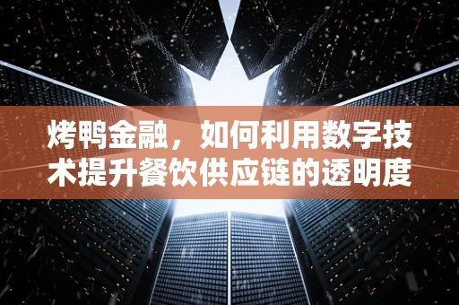 烤鸭金融，如何利用数字技术提升餐饮供应链的透明度与效率？