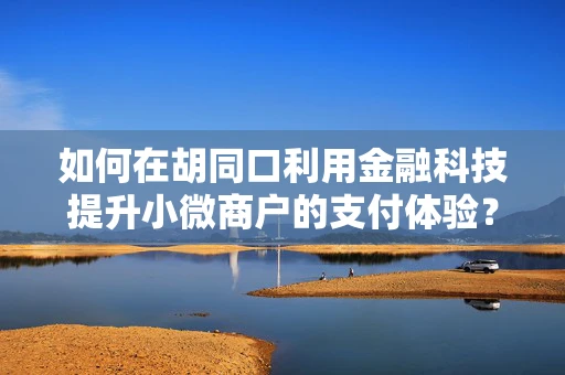 如何在胡同口利用金融科技提升小微商户的支付体验？