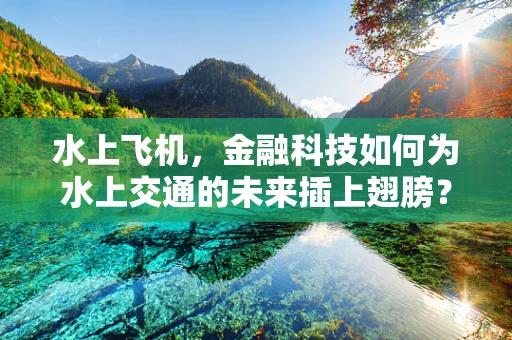 水上飞机，金融科技如何为水上交通的未来插上翅膀？