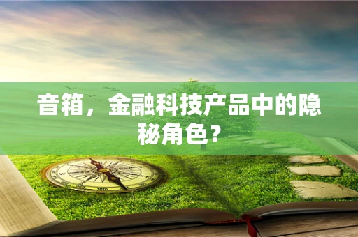 音箱，金融科技产品中的隐秘角色？