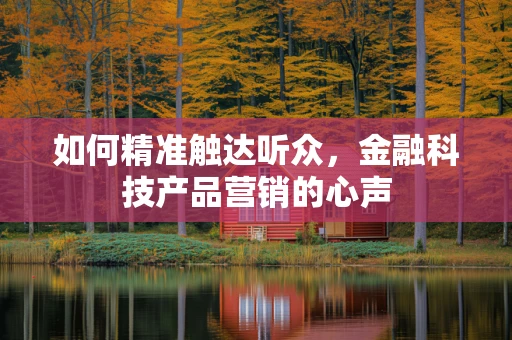 如何精准触达听众，金融科技产品营销的心声