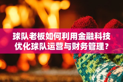 球队老板如何利用金融科技优化球队运营与财务管理？
