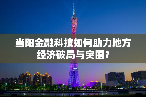 当阳金融科技如何助力地方经济破局与突围？