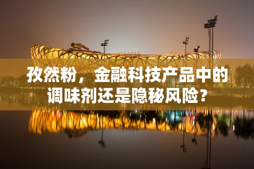孜然粉，金融科技产品中的调味剂还是隐秘风险？