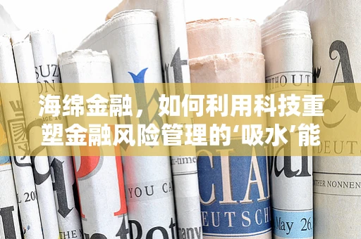 海绵金融，如何利用科技重塑金融风险管理的‘吸水’能力？