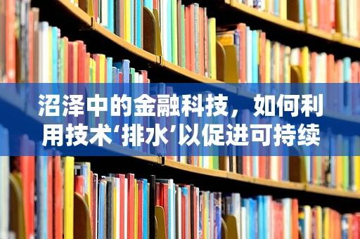 沼泽中的金融科技，如何利用技术‘排水’以促进可持续发展？