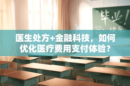 医生处方+金融科技，如何优化医疗费用支付体验？