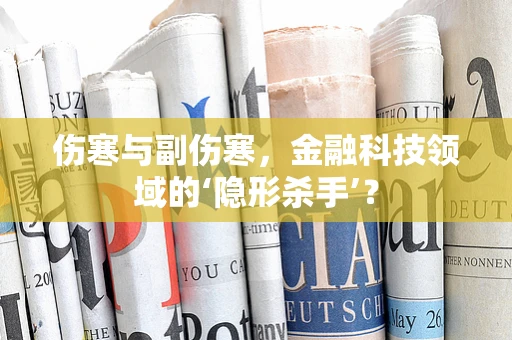 伤寒与副伤寒，金融科技领域的‘隐形杀手’？