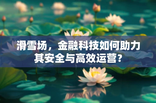 滑雪场，金融科技如何助力其安全与高效运营？