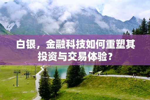 白银，金融科技如何重塑其投资与交易体验？