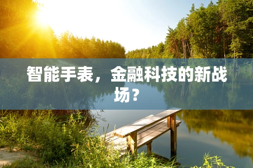 智能手表，金融科技的新战场？