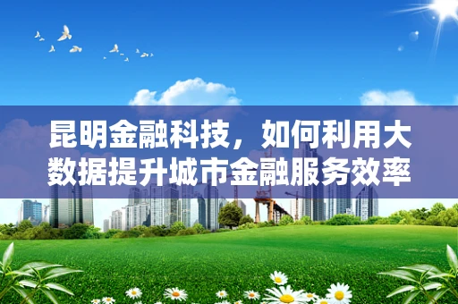 昆明金融科技，如何利用大数据提升城市金融服务效率？