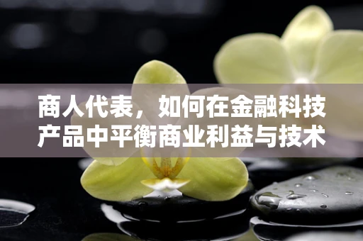 商人代表，如何在金融科技产品中平衡商业利益与技术创新？