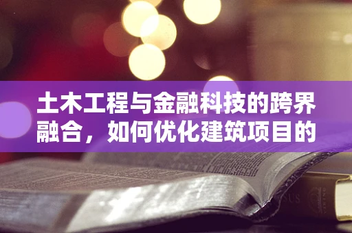 土木工程与金融科技的跨界融合，如何优化建筑项目的资金管理？