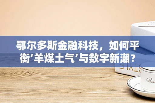 鄂尔多斯金融科技，如何平衡‘羊煤土气’与数字新潮？