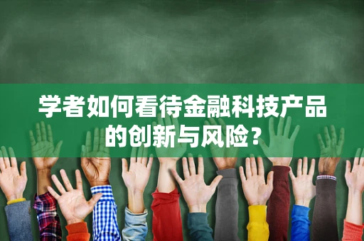 学者如何看待金融科技产品的创新与风险？