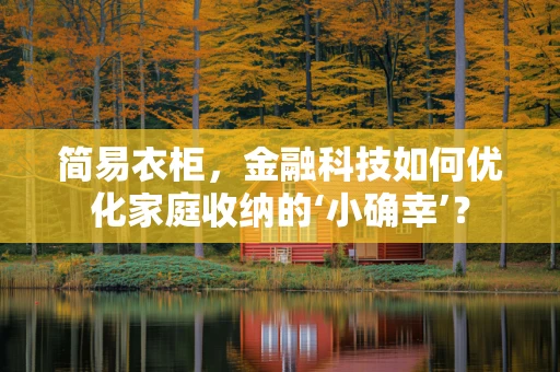 简易衣柜，金融科技如何优化家庭收纳的‘小确幸’？