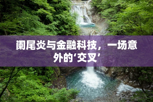 阑尾炎与金融科技，一场意外的‘交叉’