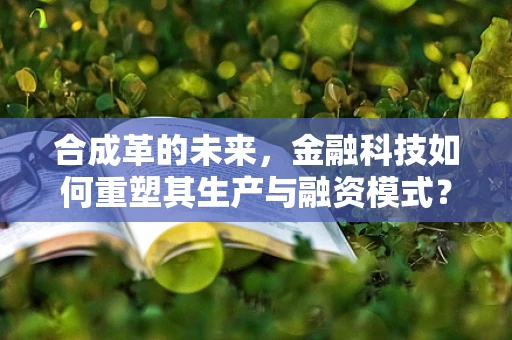 合成革的未来，金融科技如何重塑其生产与融资模式？