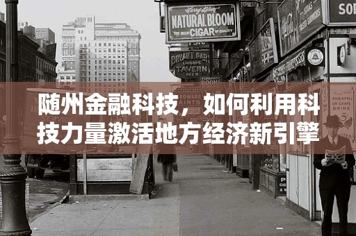 随州金融科技，如何利用科技力量激活地方经济新引擎？