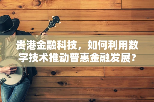 贵港金融科技，如何利用数字技术推动普惠金融发展？