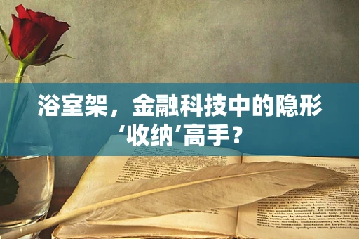 浴室架，金融科技中的隐形‘收纳’高手？