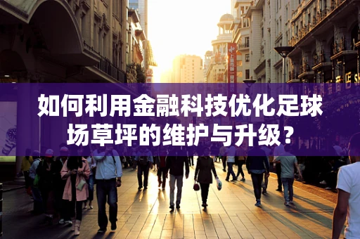 如何利用金融科技优化足球场草坪的维护与升级？
