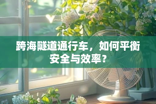 跨海隧道通行车，如何平衡安全与效率？