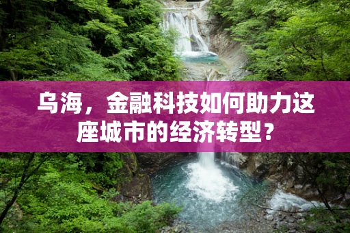 乌海，金融科技如何助力这座城市的经济转型？
