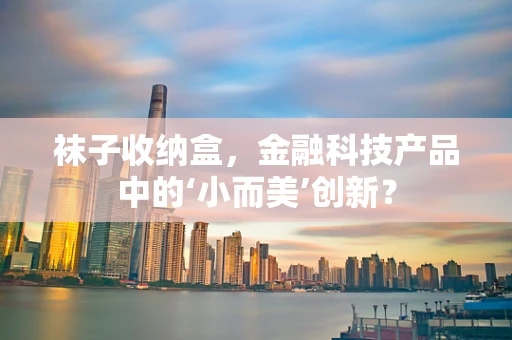 袜子收纳盒，金融科技产品中的‘小而美’创新？