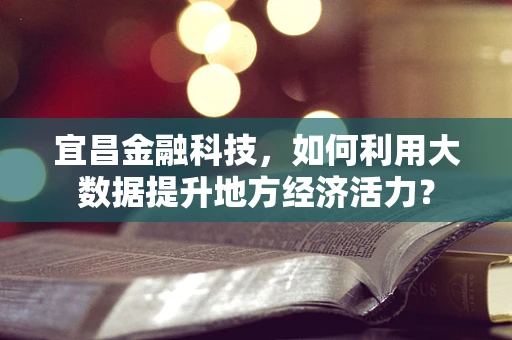 宜昌金融科技，如何利用大数据提升地方经济活力？