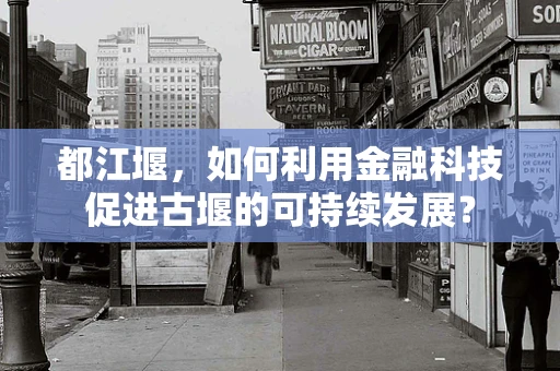 都江堰，如何利用金融科技促进古堰的可持续发展？