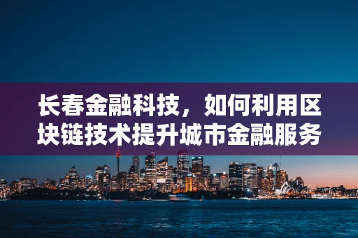 长春金融科技，如何利用区块链技术提升城市金融服务效率？