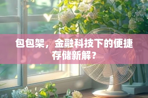包包架，金融科技下的便捷存储新解？