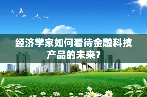 经济学家如何看待金融科技产品的未来？