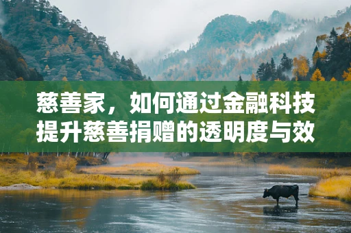 慈善家，如何通过金融科技提升慈善捐赠的透明度与效率？